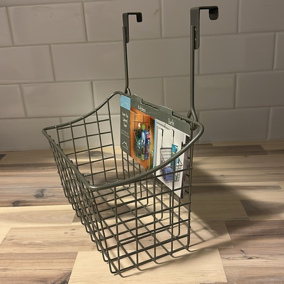 Over-the-Cabinet Door Storage Basket - Picture 6 of 9
